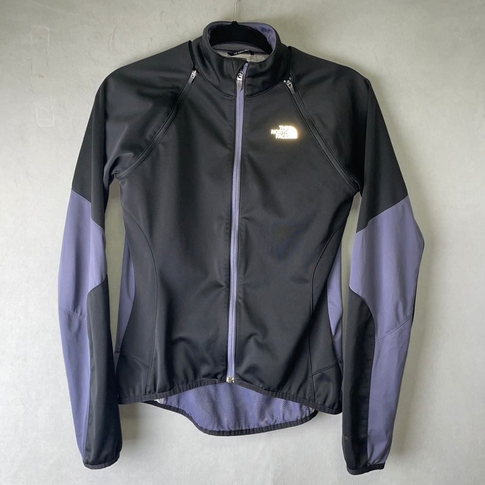 The North Face Lightweight Full Zip Flash‎ Dry Jacket Vest Combo Black Purple XS